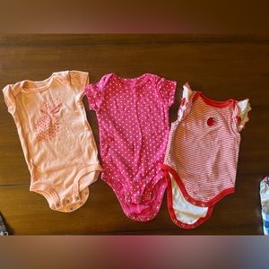 Lot of 3 onesies